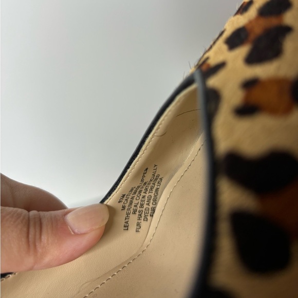 Marc Fisher animal print pointed toe block heels size 9.5 - Picture 9 of 10